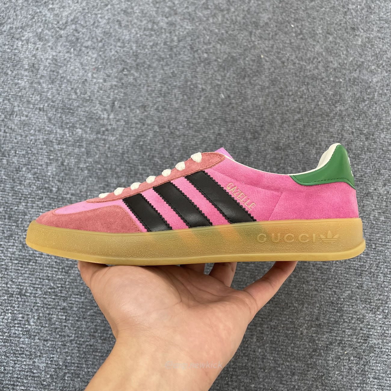 Adidas X Gucci Gazelle En Rosa De Mujer 707864 9stu0 5960 (8) - www.newkick.vip